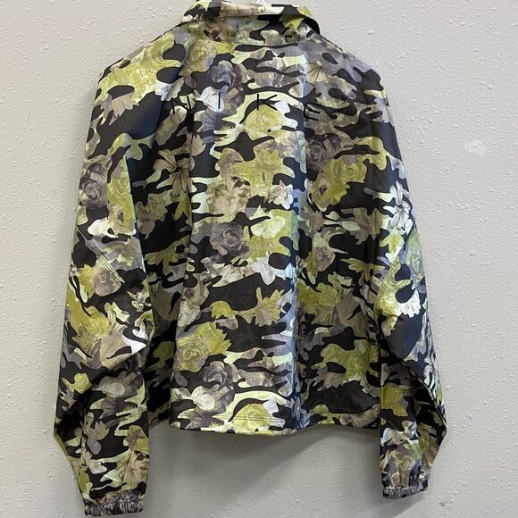 ❌Nike sportswear Camo Windbreaker Jacket cargo pockets oversized small NWOT - Picture 10 of 11
